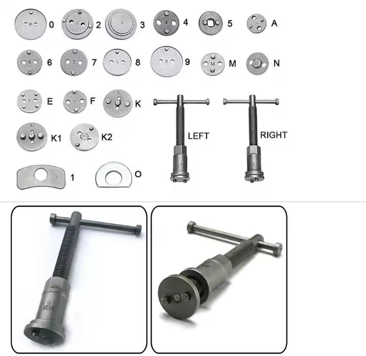 Other Vehicle Hand Tools 21Pc Brake Piston Caliper Tool Repairing Tool Set for Vehicle Repairing