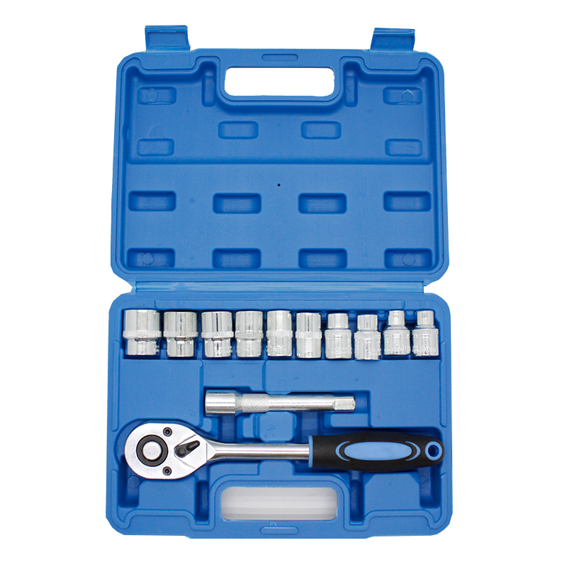 Hot Sale 53 Pieces Socket Wrench Set Drive Socket Set With 1/4 Inch Ratcheting Wrench For Automotive Repair And Home Use