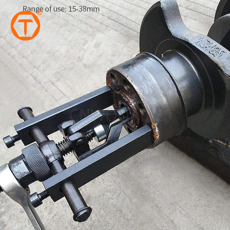 Carbon Steel 3 Jaw Inner Auto Bushing Gear Extractor Wheel Automotive Machine Pilot Bearing Puller Tool