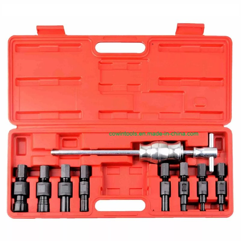 9PC Blind Inner Internal Bearing Puller Tool 8-32mm Collets Slide Hammer Set