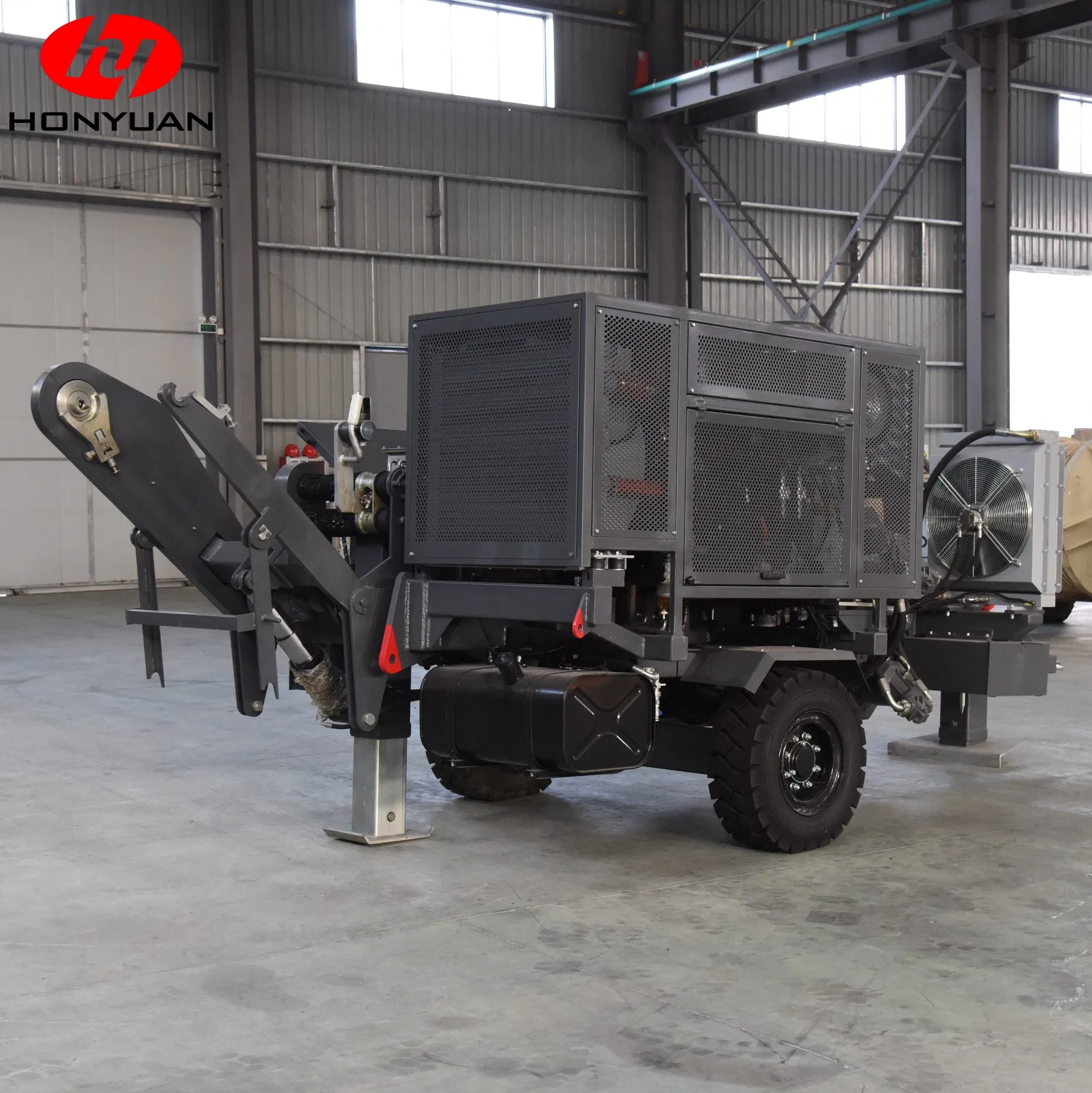 Heavy Duty Automatic Cable Steel Wire Loading Unloading Winding Puller Hydraulic Puller