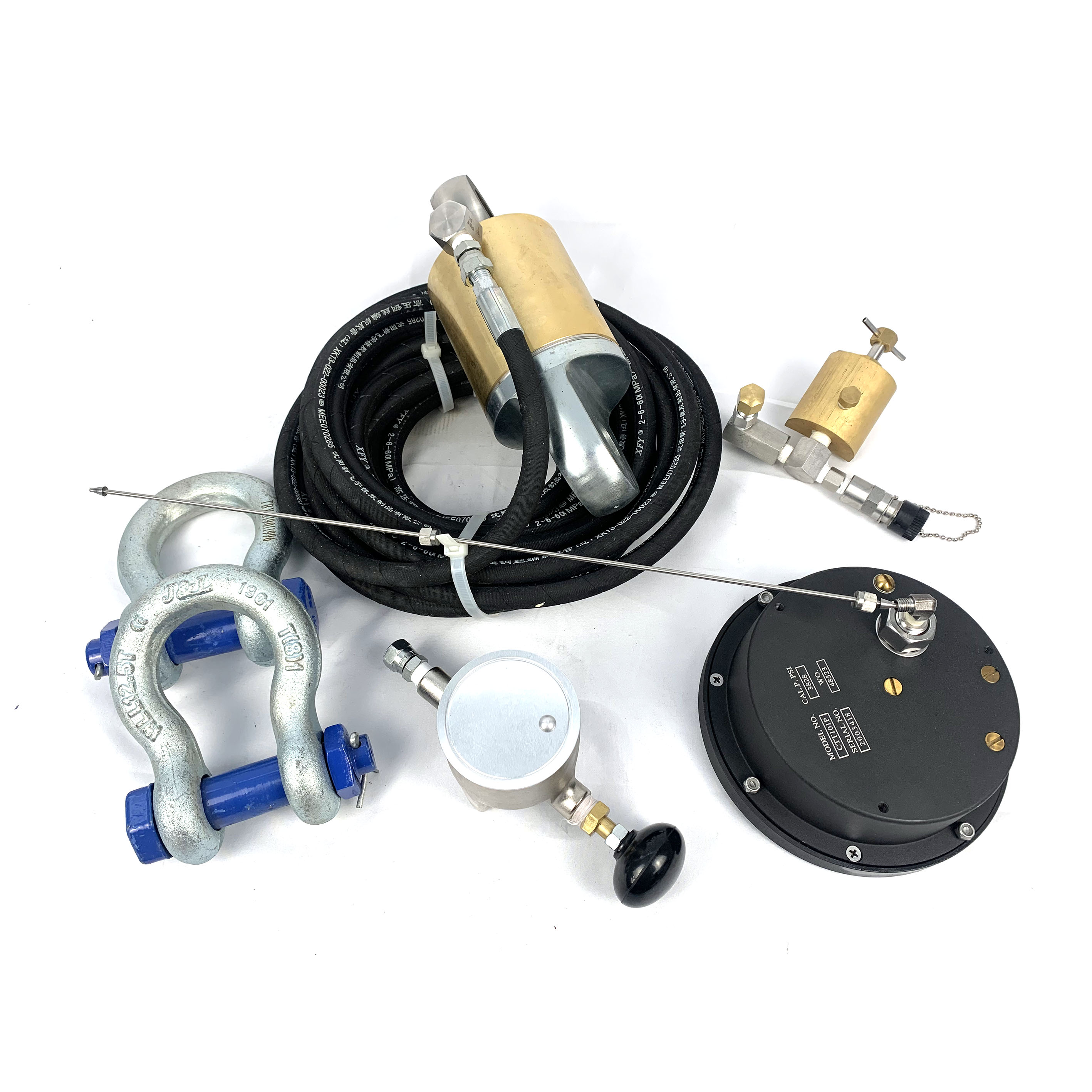 6 Inch Fluid Filled Gauge, Tong Torque &amp; Tong Line Pull System Capacity Ranges From 10,000 Pounds To 30,000 Pounds Of Line Pull
