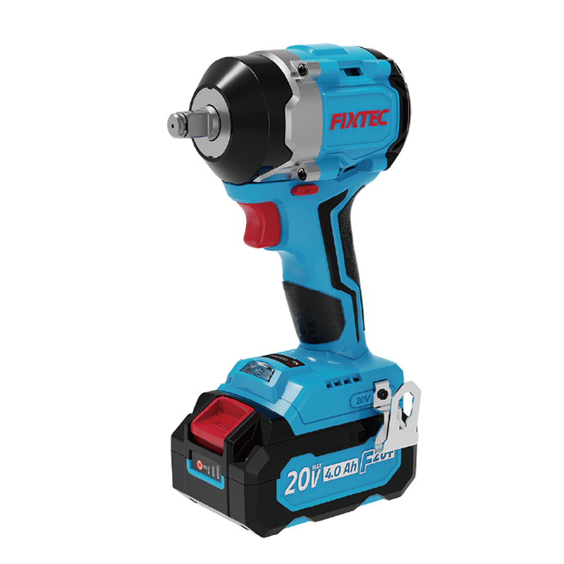 FIXTEC Cordless Tools Combo Kit 20V Wrench Drill Brushless Impact Driver Kit