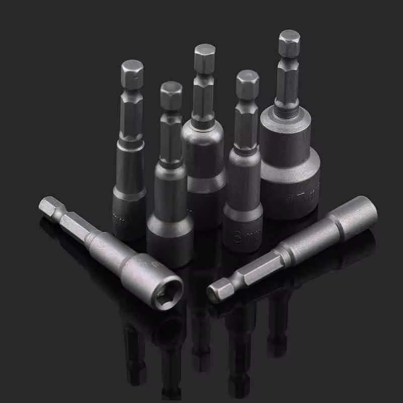 Material Screwdriver &Bit Set Including Bits and Nut Setters to Tighten Screws and Nut Impact Bit Set