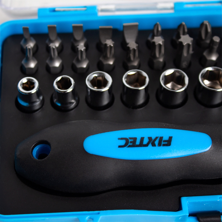 Fixtec 38PCS Hand Tools Set Multi-Bit Ratcheting Screwdriver Electrician Screw Driver Screwdriver Set