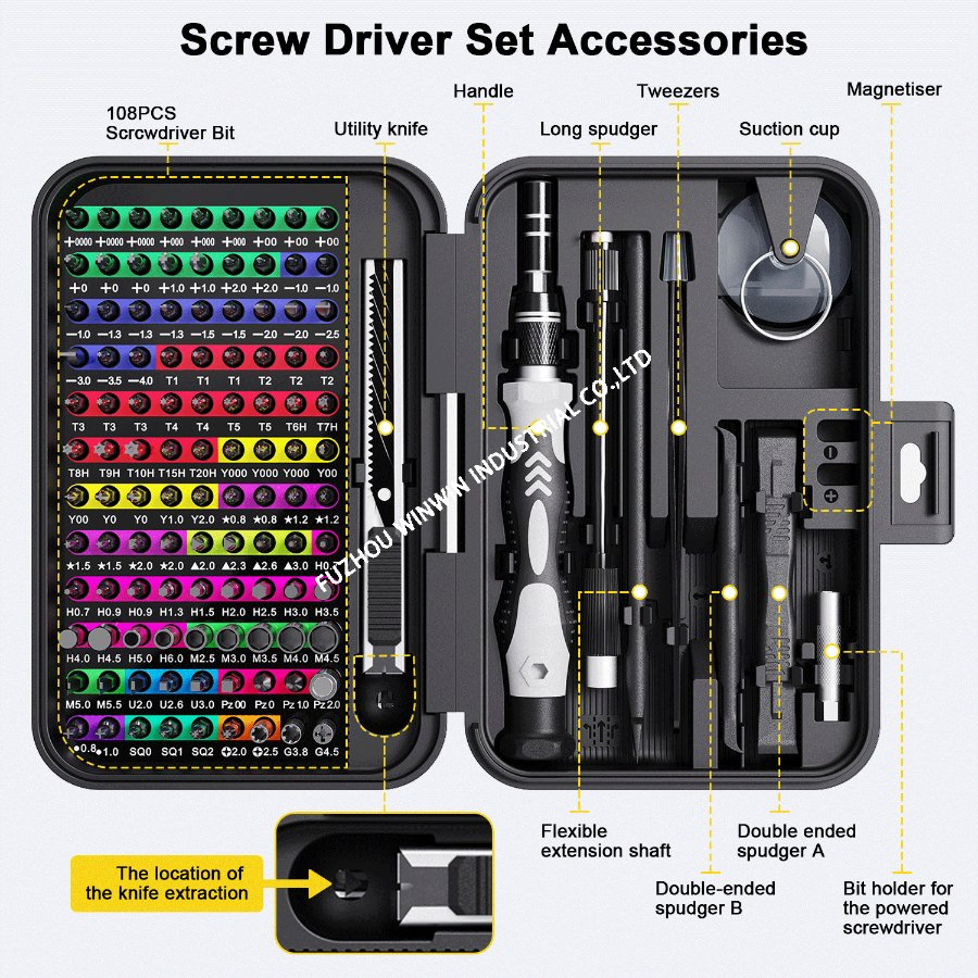 New Item Screwdriver Set 132 in 1 for Mobile Phone Computer Repair