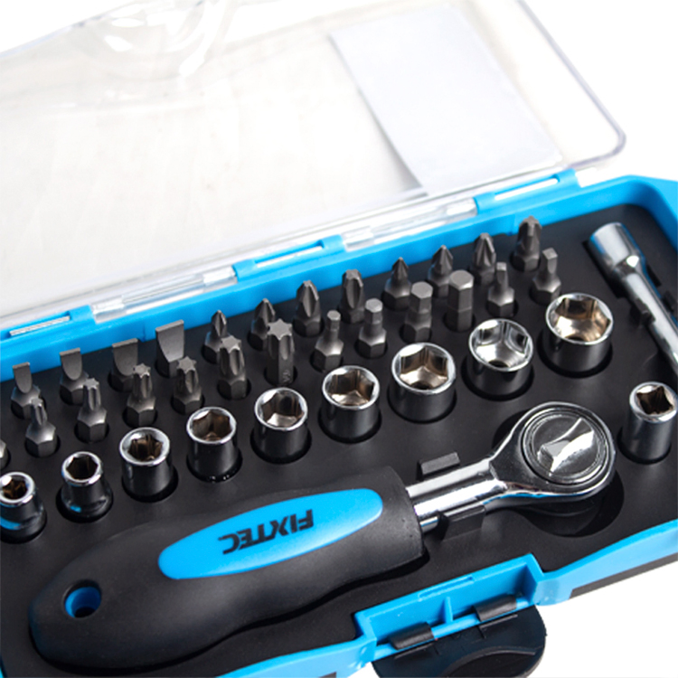 Fixtec 38PCS Hand Tools Set Multi-Bit Ratcheting Screwdriver Electrician Screw Driver Screwdriver Set