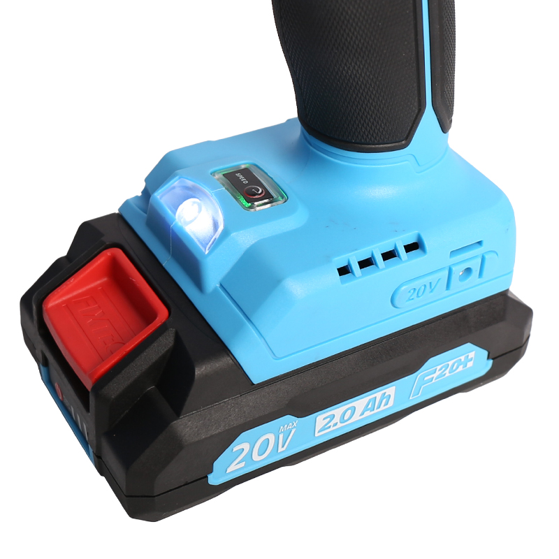 FIXTEC 20V Cordless Impact Wrench 450Nm High Torque Brushless 2.0Ah Battery 1/2 Drive Truck Tire Car Repair CE Wholesale