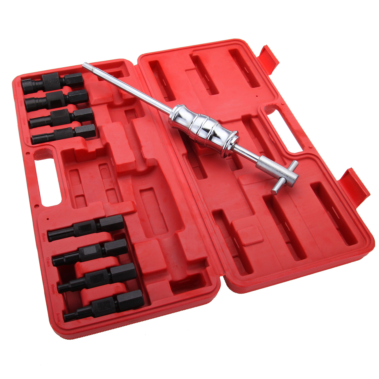 Auto Repair Tool Internal Extractor Removal Kit 9PCS Slide Hammer Bearing Puller