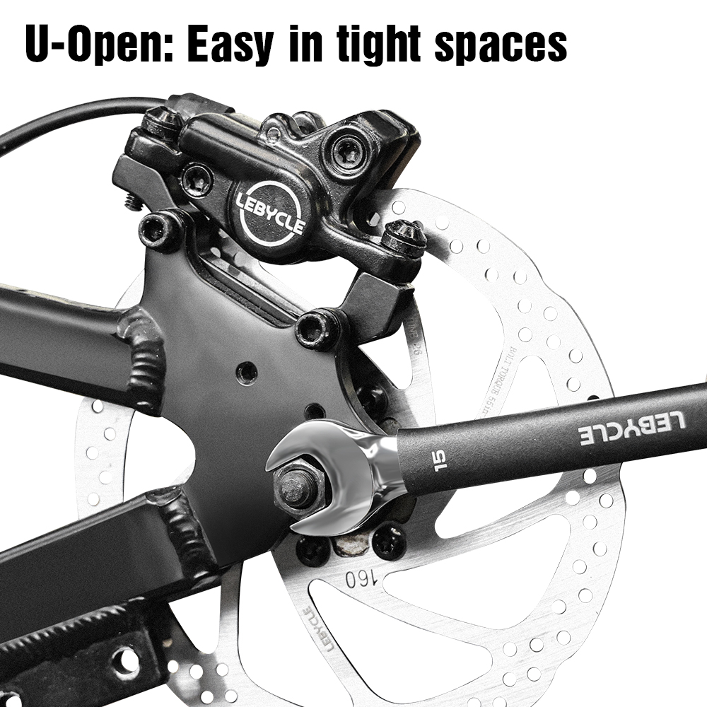 LEBYCLE Bike 6-18 mm Open-End Ratchet Wrenches Bicycle Flexible Ratchet Wrench Set Cycling Universal Shop Repair Tools