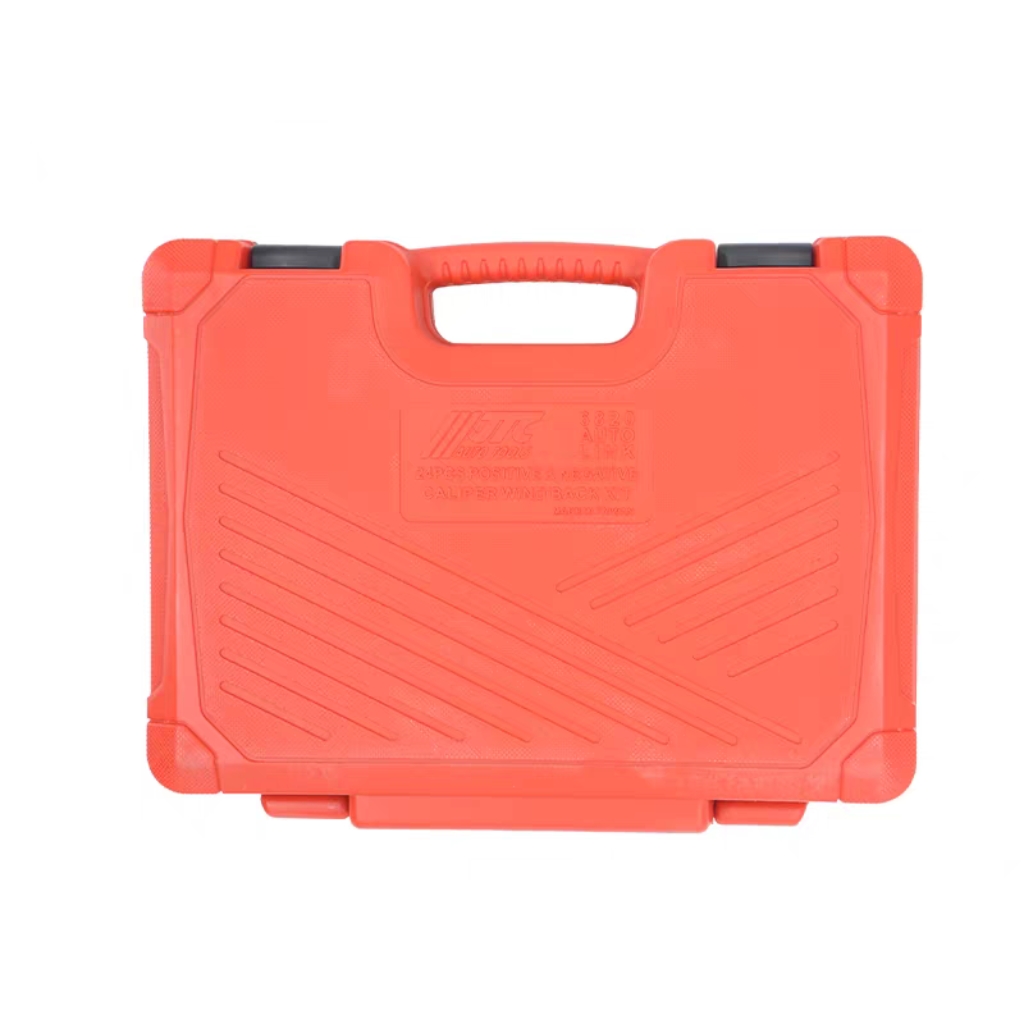 24-Piece Brake Tool Set Includes Forward/Reverse Brake Cylinder Adjustment Caliper Piston Pad Remover-JTC6820