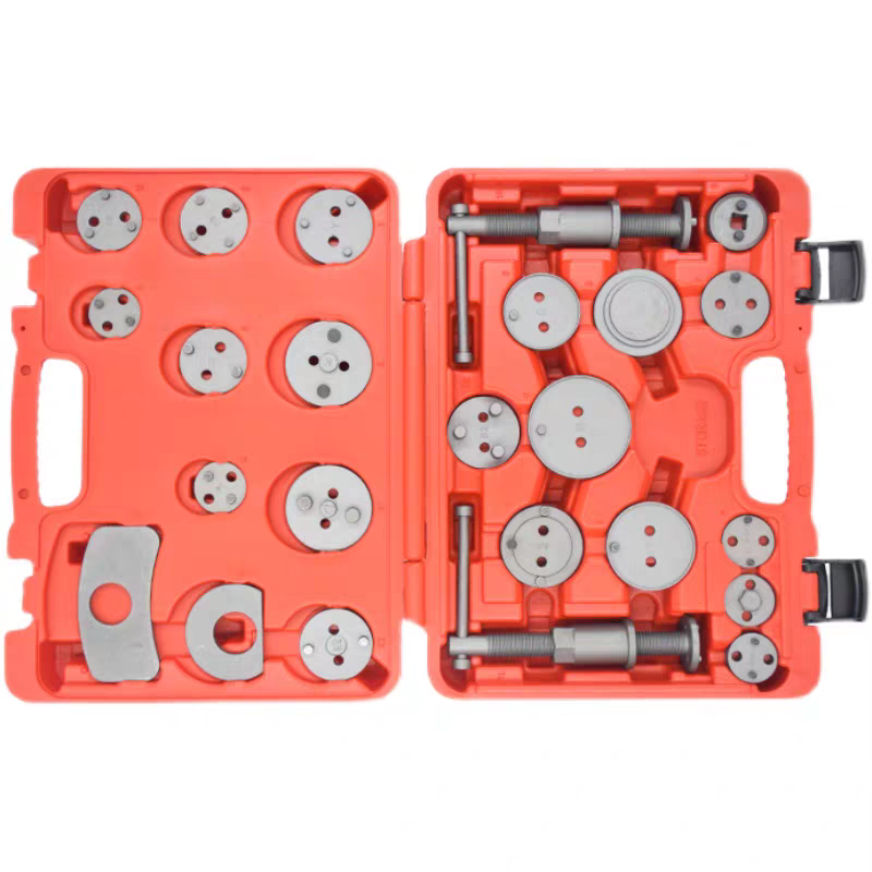 24-Piece Brake Tool Set Includes Forward/Reverse Brake Cylinder Adjustment Caliper Piston Pad Remover-JTC6820