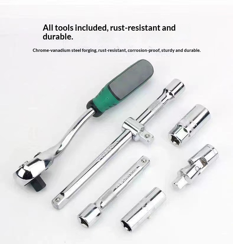 150 Piece Hand OEM Auto Repair Tool Set Chrome Vanadium Steel Car Maintenance Kit Socket Wrench Combination Black Tool Box