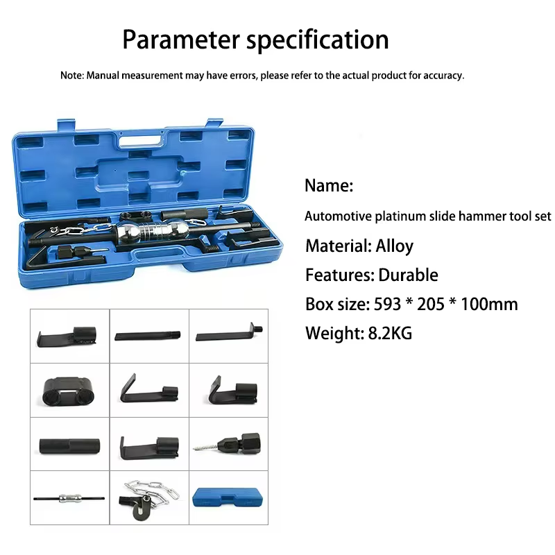 Car Body Dent Repair Alloy Sliding Hammer Puller Tool for Auto Body Shaping &amp; Restoration Portable