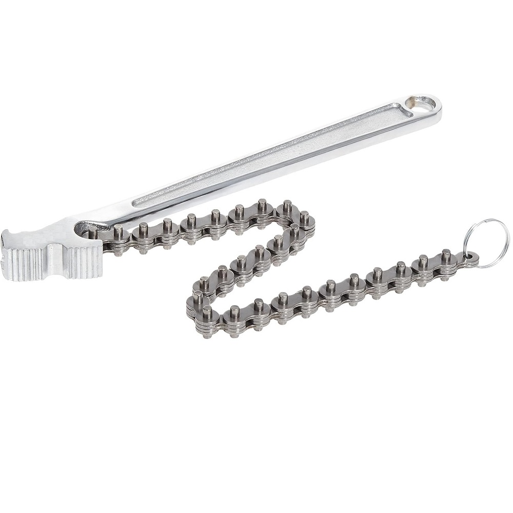 12inch Ratcheting Chain Wrench Tools Adjustable Removal Tool