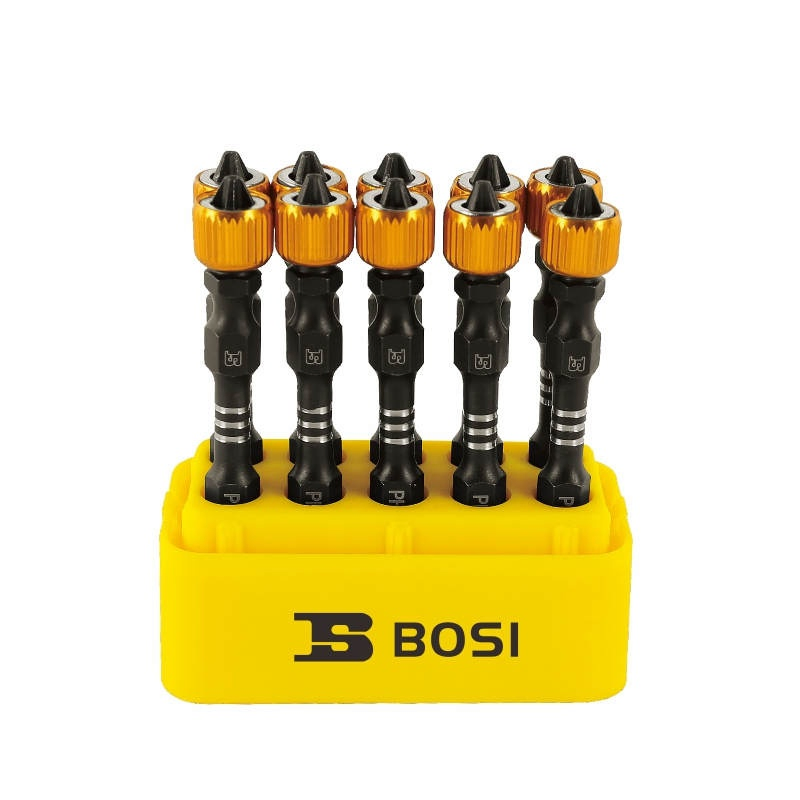 Industrial Grade Magnetic Screwdriver Bit Set S2 Steel Hex Drill Bits Set for Electric Screwdrivers and Power Drills