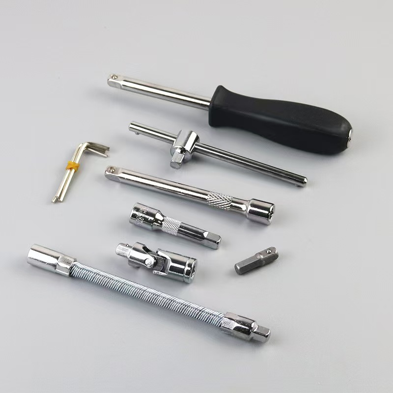 46 Pcs Socket Wrench Set Tools Hand Tools Professional Combination Socket Ratchet Wrench Set Car Tools Box Set Mechanics Wrench