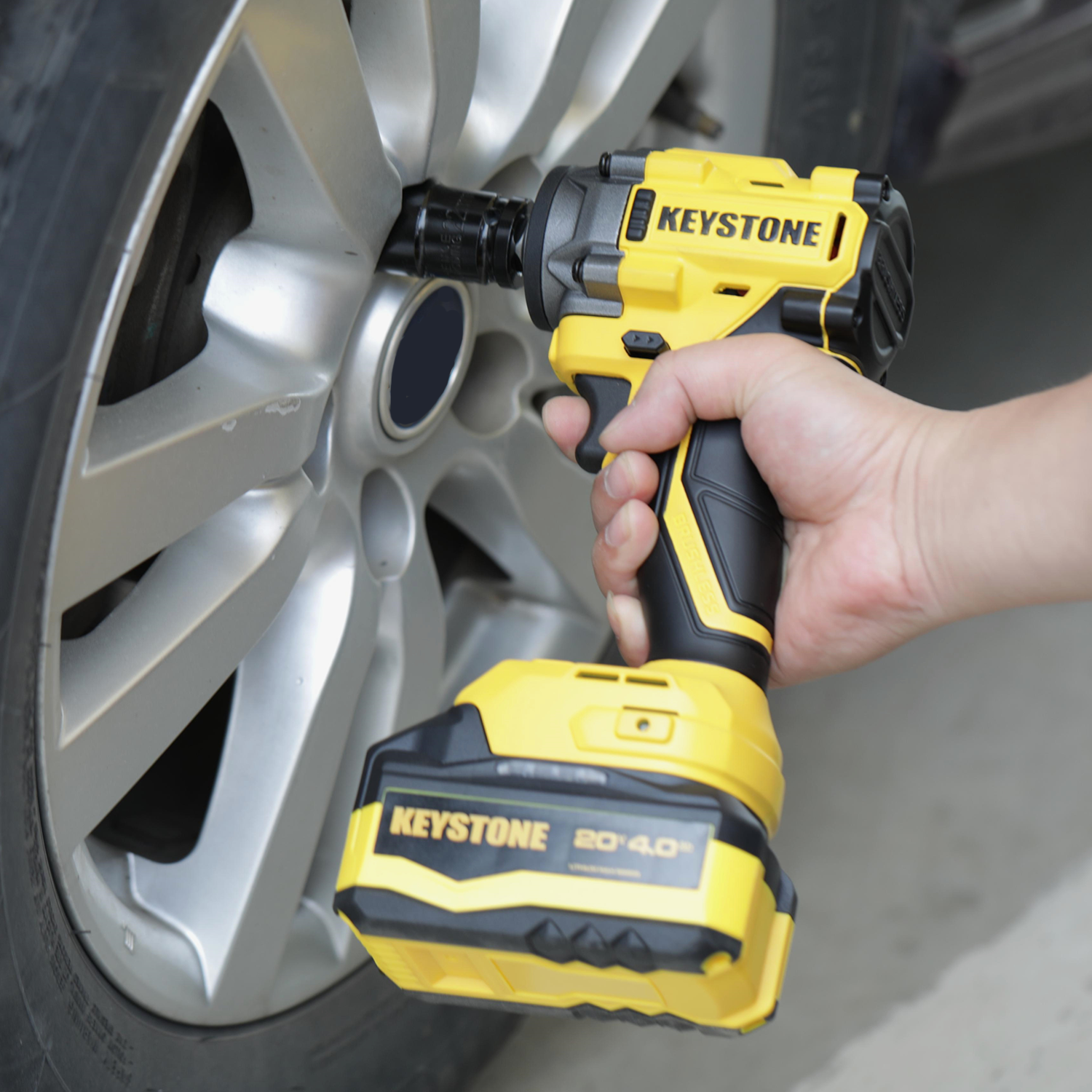 20 V Battery Powered Brushless Electric Impact Wrench with Three Speed