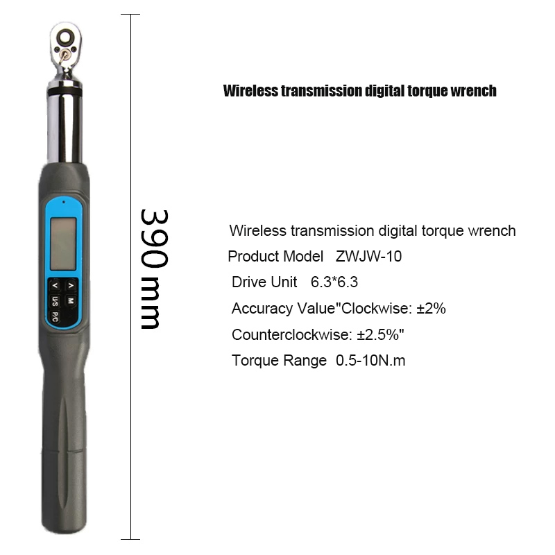 Digital Torque Wrench Bluetooth WiFi Long Distance Wireless Communication Electronic Torque Wrench