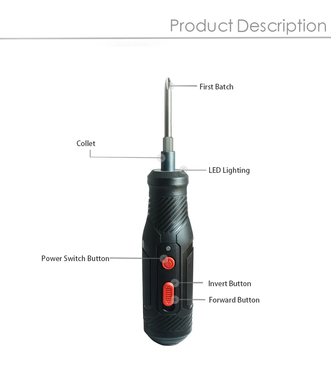 Cordless Screwdriver Details