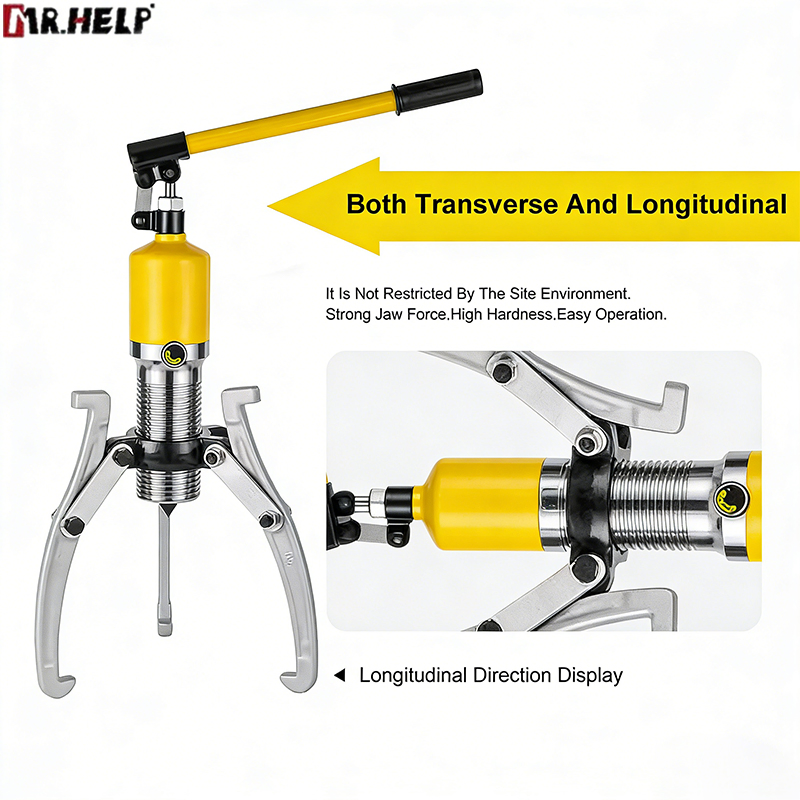 Integral Bearing Puller 3-Arm Claw Wheel Hydraulic Gear Puller Durable Industrial Tool