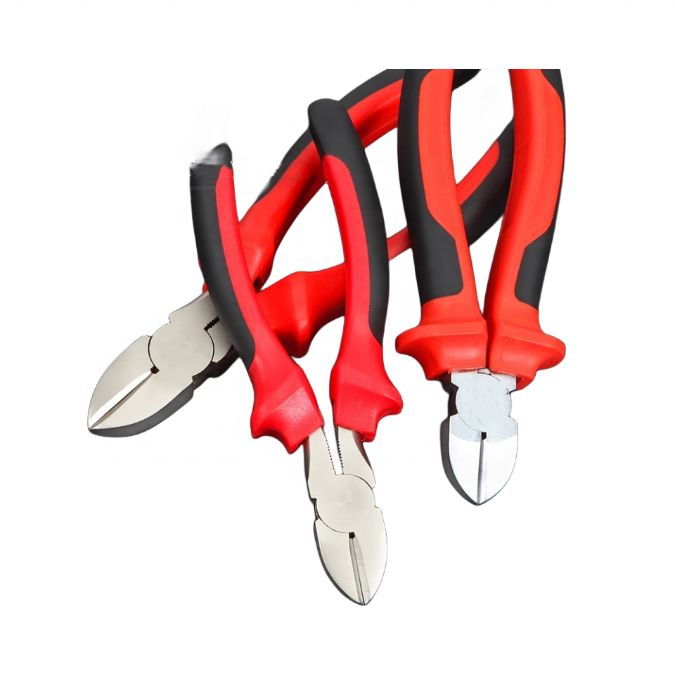 China Manufacturer Daily Used Electric Wire/Steel Wire Customized Cutting 5/6/8in Side Cutting Pliers