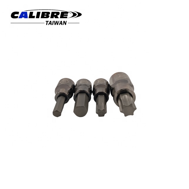 TAIWAN CALIBRE 9pc Brake Caliper Service Bit Socket Set Hex Torx Sockets CR-V/S2 Bits for Automotive Repair 6 Months Warranty