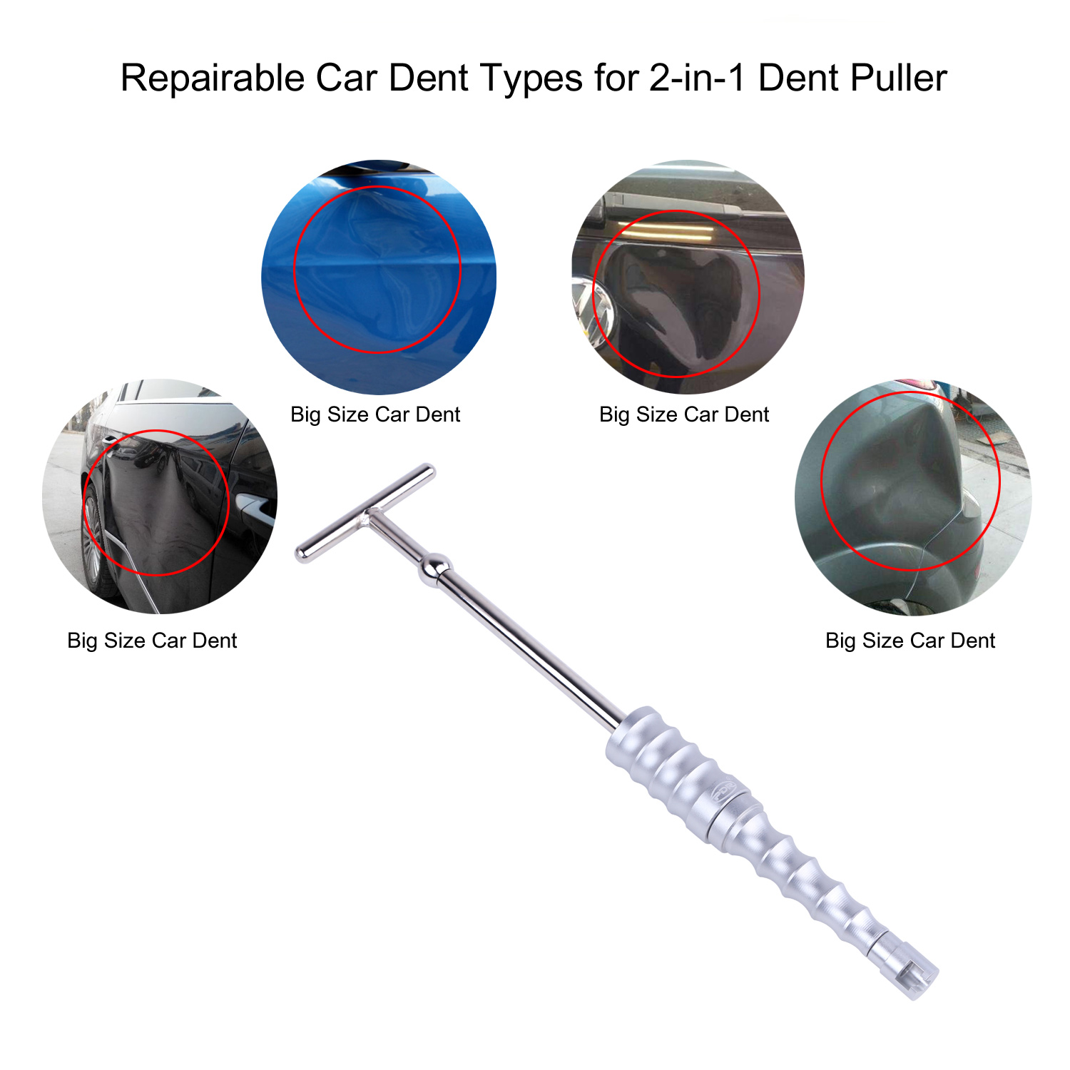 Super PDR Other Vheicle Tool Car Dent Repair Puller T Slide Hammer With Glue Tabs