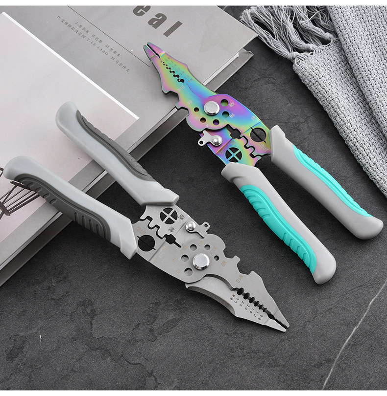 Factory High-quality 21-in-1 Universal Multi-functional Wire Stripping Separation Windingpressing Cutting Pliers