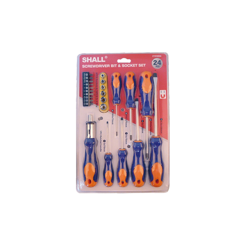 Shall 22PCS Combined Screwdriver Tool Set with Bit Holder Driver Mini Combination Pliers Cvr Bits Offset Screwdrivers