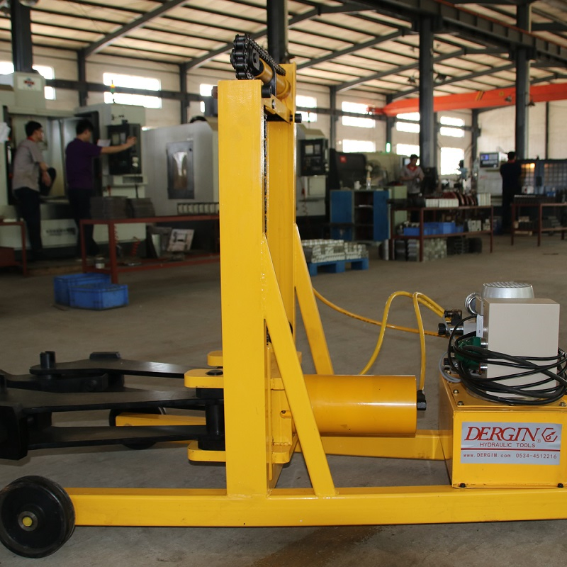 HCP 2-Jaw Hydraulic Puller Double-Acting Cylinder Built-In Safety Valve 70MPa Extendable Head