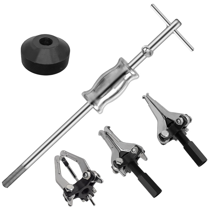 5-Piece Set Internal External Bearing Pullers Automotive Repair Machine Inner Hole Extractor Slide Hammer Tool Vehicle Tool