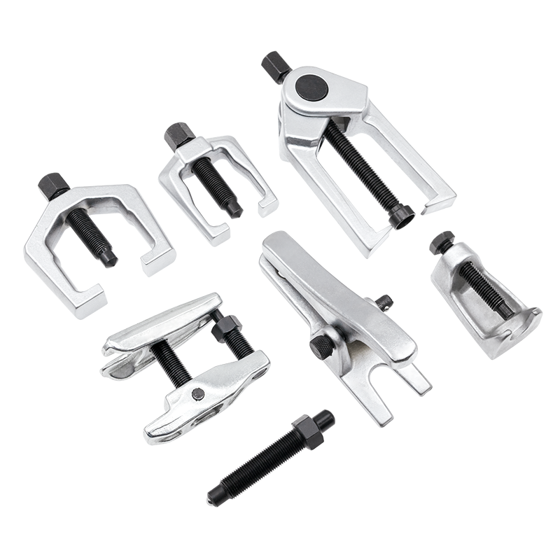 6-in-1 Automotive Car Disassembly Tool Kit Ball Joint Separator Pitman Arm Puller Removal Tie Rod End Tool Set for Front End