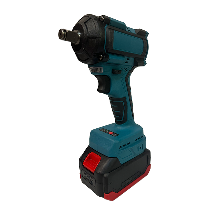 Professional 21V Brushless Lithium-Ion Battery Impact Wrench Ratchet Set Handheld Industrial 500N.m Torque 1/2 in Drive 220W 12A