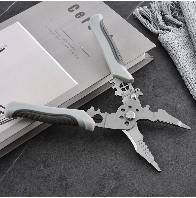Factory High-quality 21-in-1 Universal Multi-functional Wire Stripping Separation Windingpressing Cutting Pliers