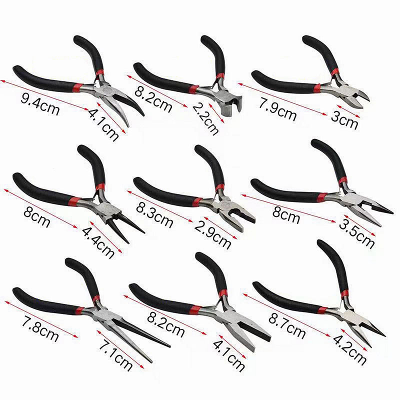 Iron Mini End Cutting Pliers with Plastic Handle for Zipper Repair and Installation (OEM)