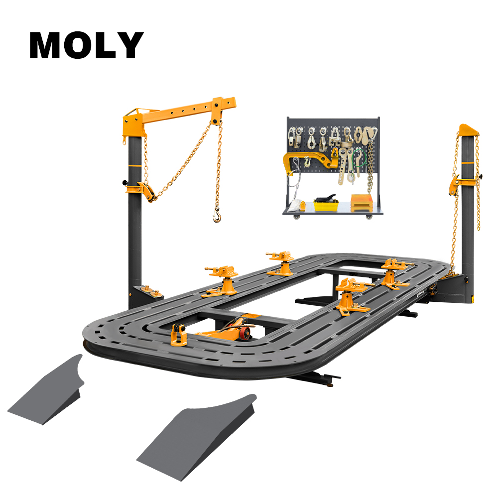 MOLY Body Repair Tools Car Bench Shop Equipment CE/ISO-9001 Certified 70Mpa Hydraulic Pressure 100KN Tower Pulling Force for