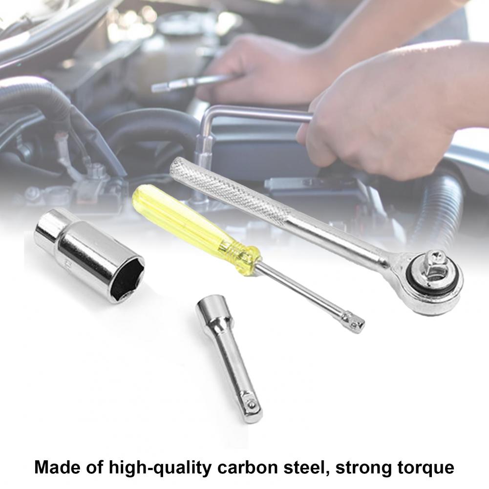 40pcs Stainless Steel Performance Tool W1173 SAE/Metric 1/4" 3/8" Drive Heavy Duty Socket Set with Soft Case Hand Tools Kit