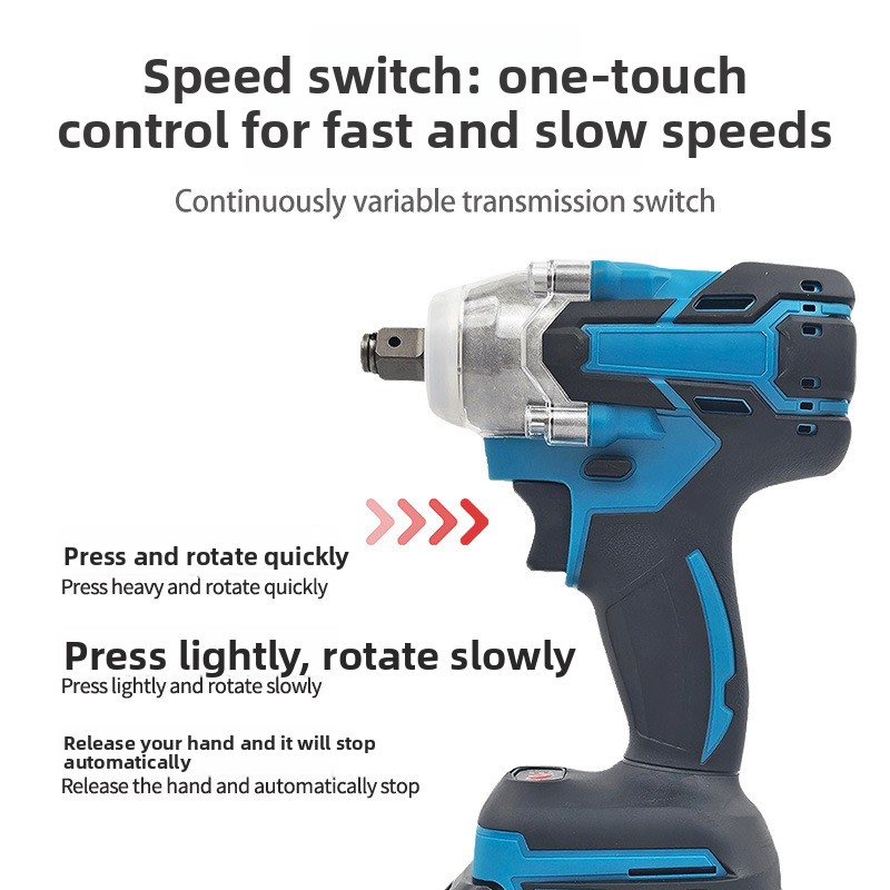 4815 Motor 350N.m Portable Electric Wrench 2 In 1 Large Torque Wrench Impact Electric Screwdriver Brushless Cordless Wrench