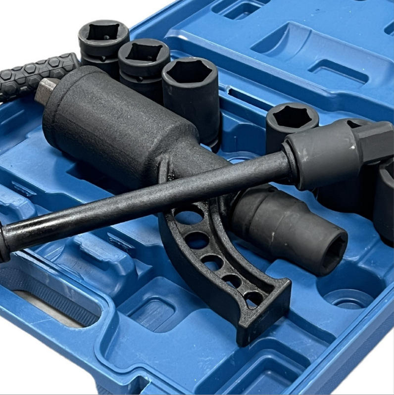 Heavy Duty Truck Tire Labor Saving Wrench 165 Standard Model 8 Sockets Power Enhanced For Car Removal Installation Tool