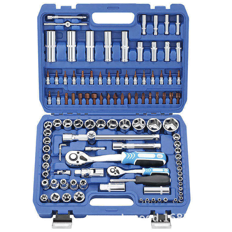 216 Pcs Car Repair Tool Set Professional Vehicle Ratchet Wrench Socket Set for Auto Repair