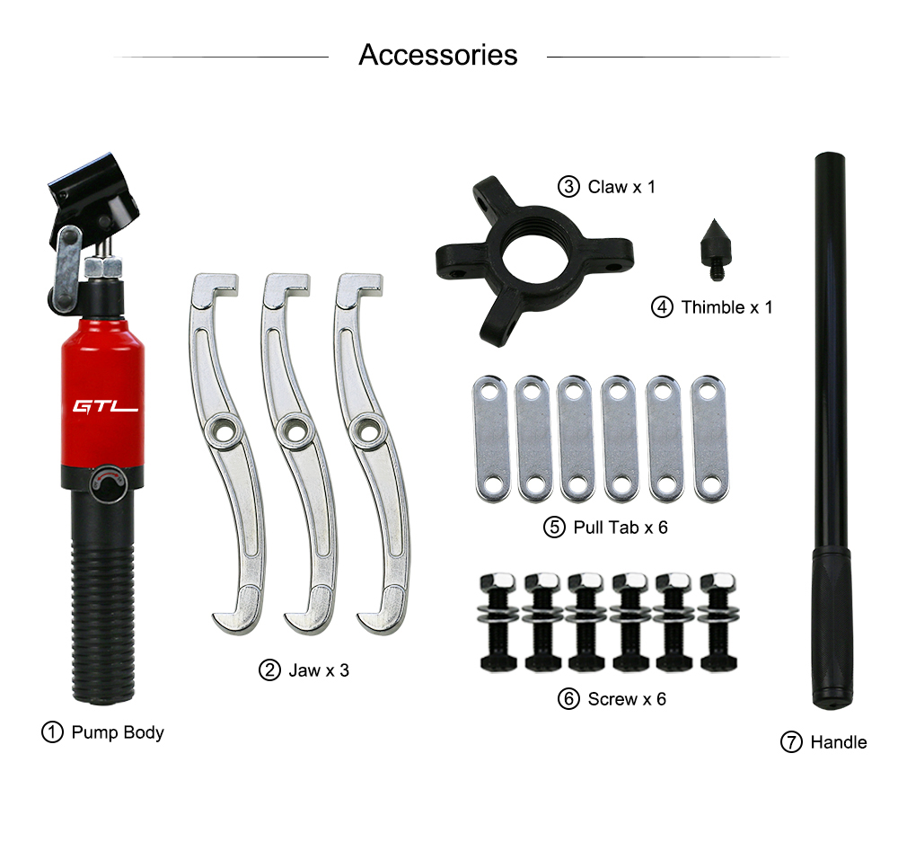 2 or 3 Jaws Hydraulic Separator Vertically &amp; Horizontally Hydraulic Bearing Puller (38400310)