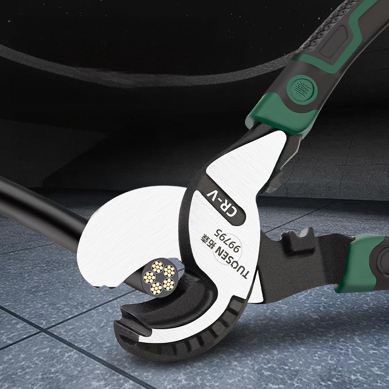 Industrial Grade Steel Wire Cutting Scissors Cable Cutter Soft Grip Handle Mini Electric Wire Cutting Pliers