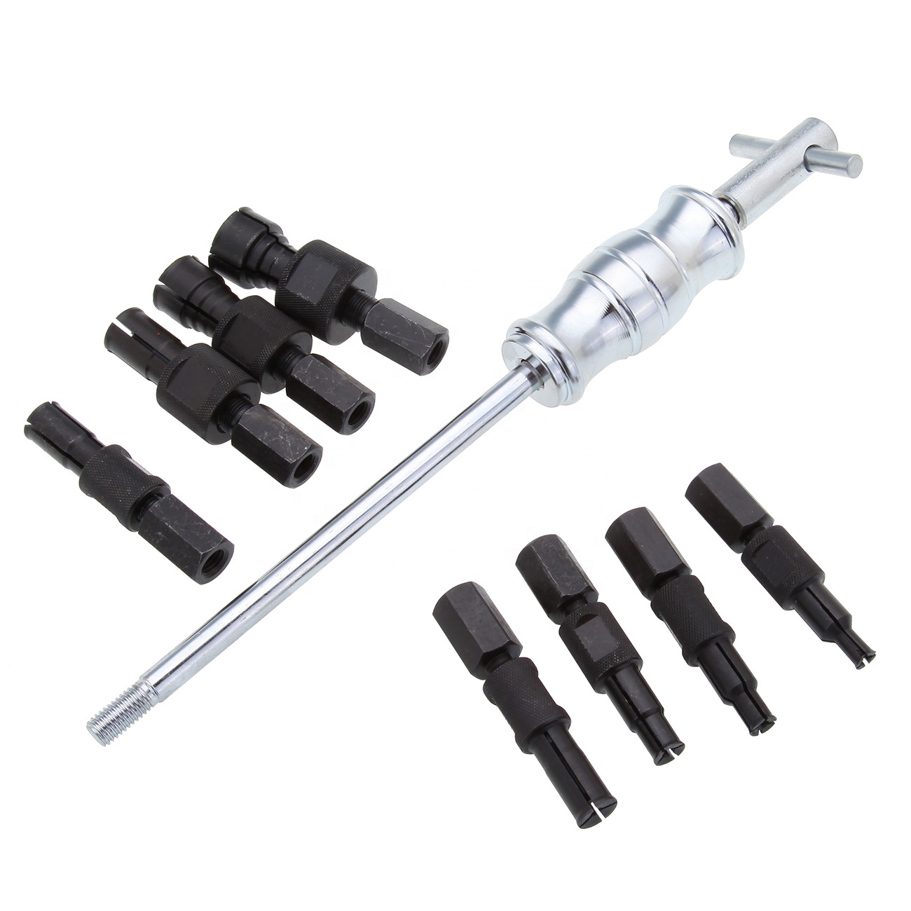 Auto Repair Tool Internal Extractor Removal Kit 9PCS Slide Hammer Bearing Puller