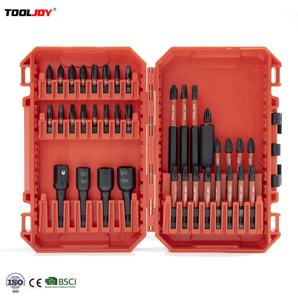 37PCS Impact Bit Set High Torque Durable Case Suitable Screwdriver Tool for Bulk Orders