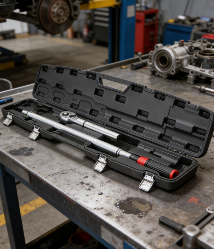 High Precision 3/4 Inch Adjustable Torque Wrench 200-1000N.m, &plusmn;3% Accuracy, 48 Teeth, Automotive &amp; Bike Maintenance Tool