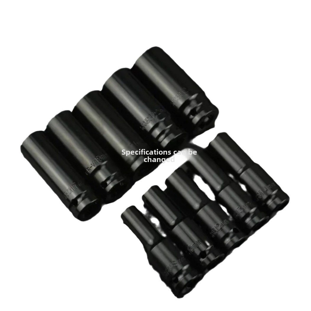 Electric Wrench Socket Set Extended Hex Wrench Large Air Impact Wrench Head Automotive Repair Tool Box Set