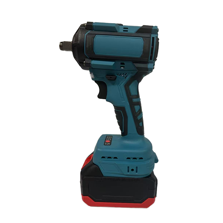 Professional 21V Brushless Lithium-Ion Battery Impact Wrench Ratchet Set Handheld Industrial 500N.m Torque 1/2 in Drive 220W 12A