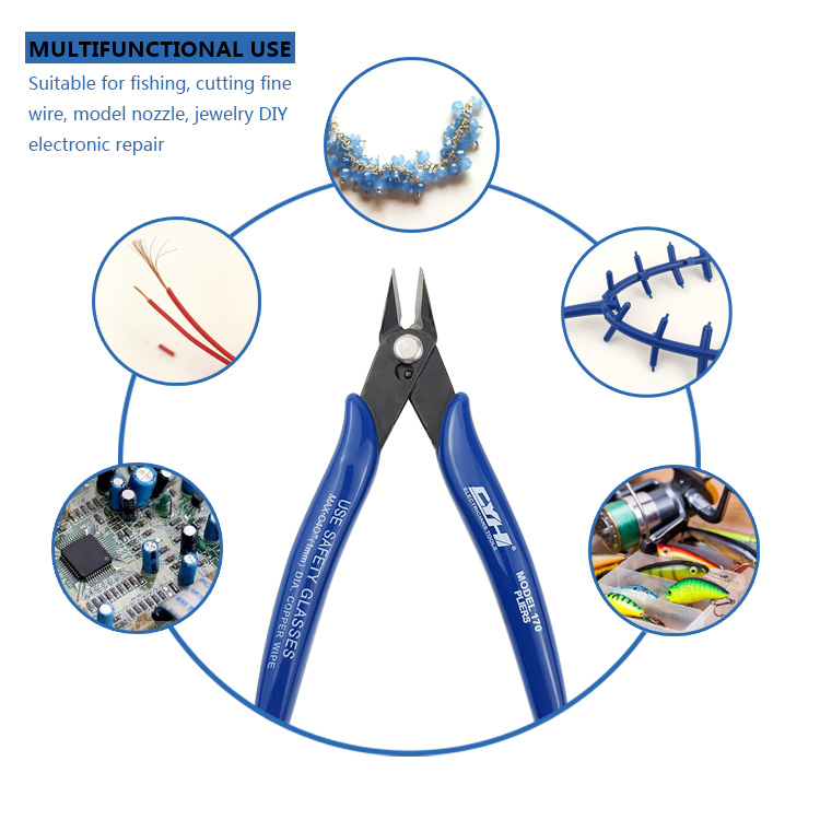 5 Inch 170 Plier Hot Sale Professional Jewelry Making Pliers Diagonal Side Small Wire Cutters Electronic Plier Tools