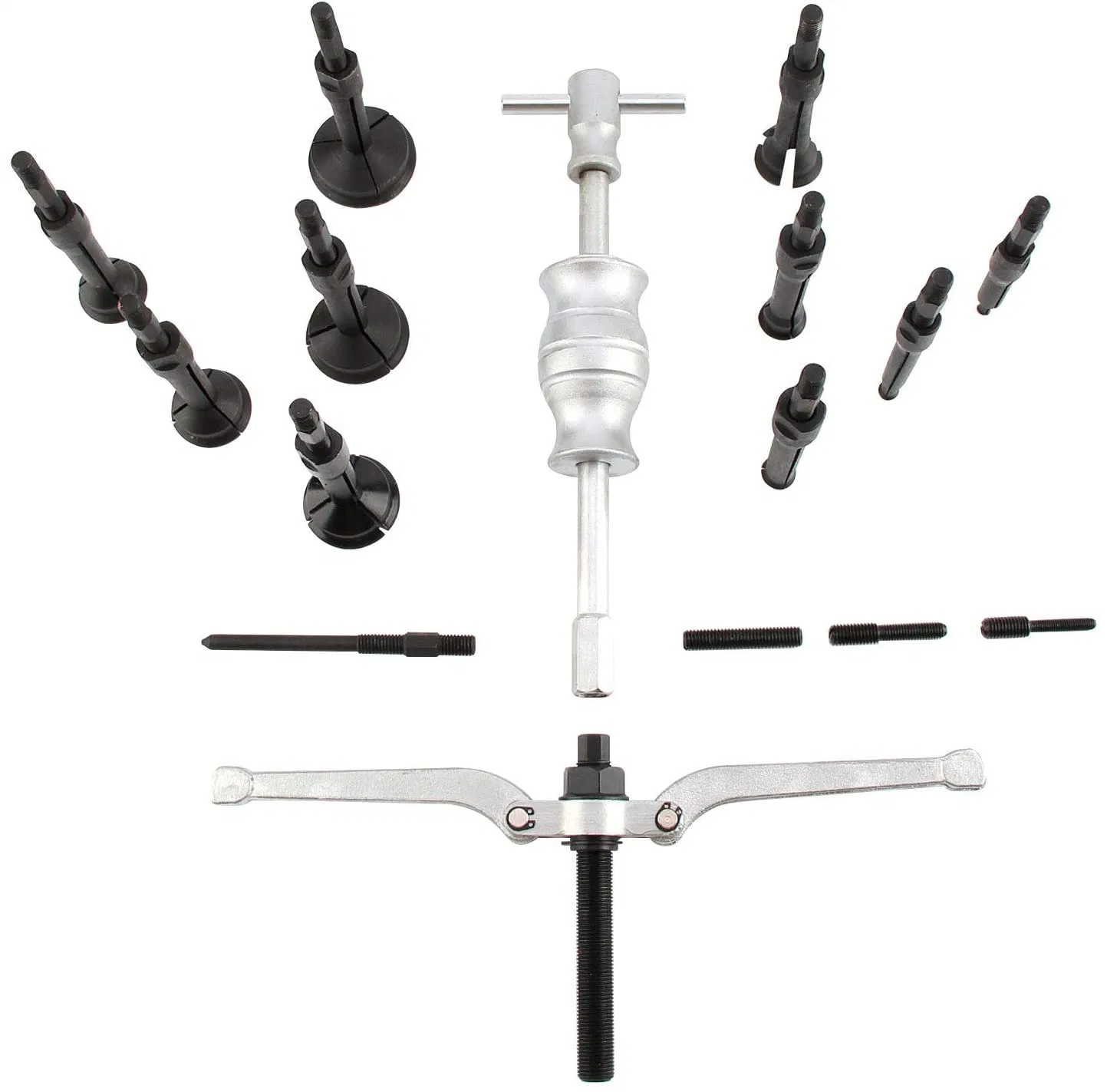 Automotive Blind Hole Pilot Bearing Puller Internal &amp; Extractor Remove 16PCS Bearing Extractor Set (48120020)